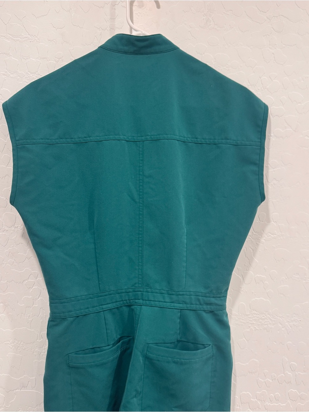 Figs Rafaela Cargo Scrub Jumpsuit Dark Teal Utility Women XXS Drawstring Medical - Picture 6 of 8
